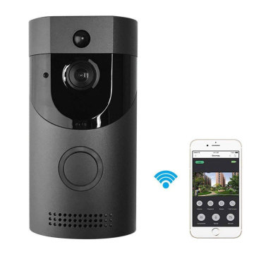 Wi-Fi видео дверной звонок Беспроводной умный дверной звонок с камерой безопасности 720P HD Двусторонний разговор Активированные оповещения о движении с PIR